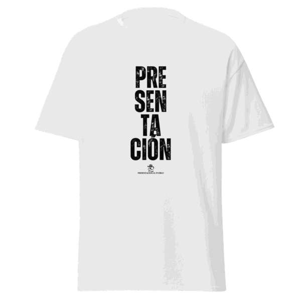 Camiseta PRESENTACIÓN blanca
